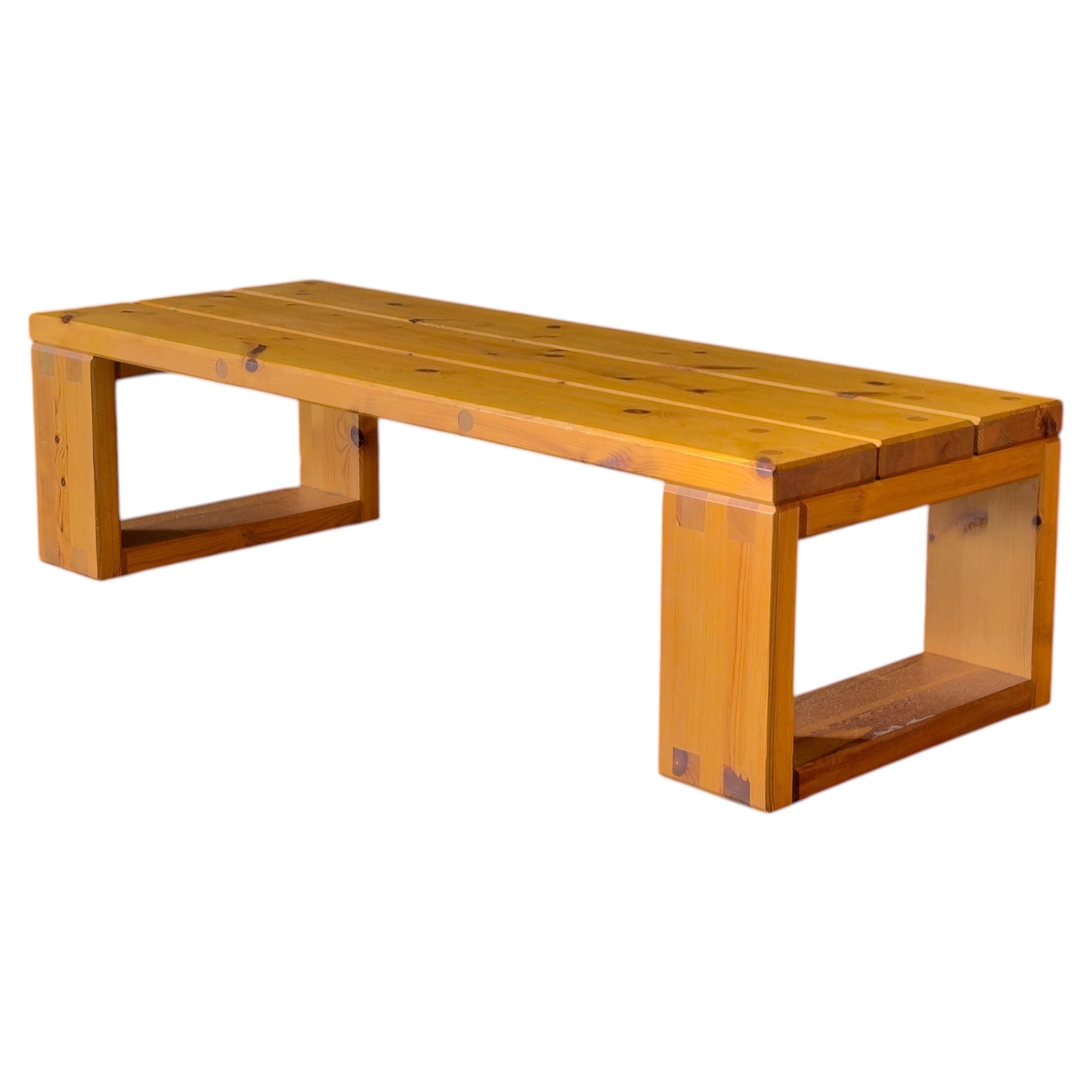 Low Pine Bench For Sale
