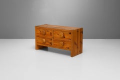 Low Pine Chest of Drawers