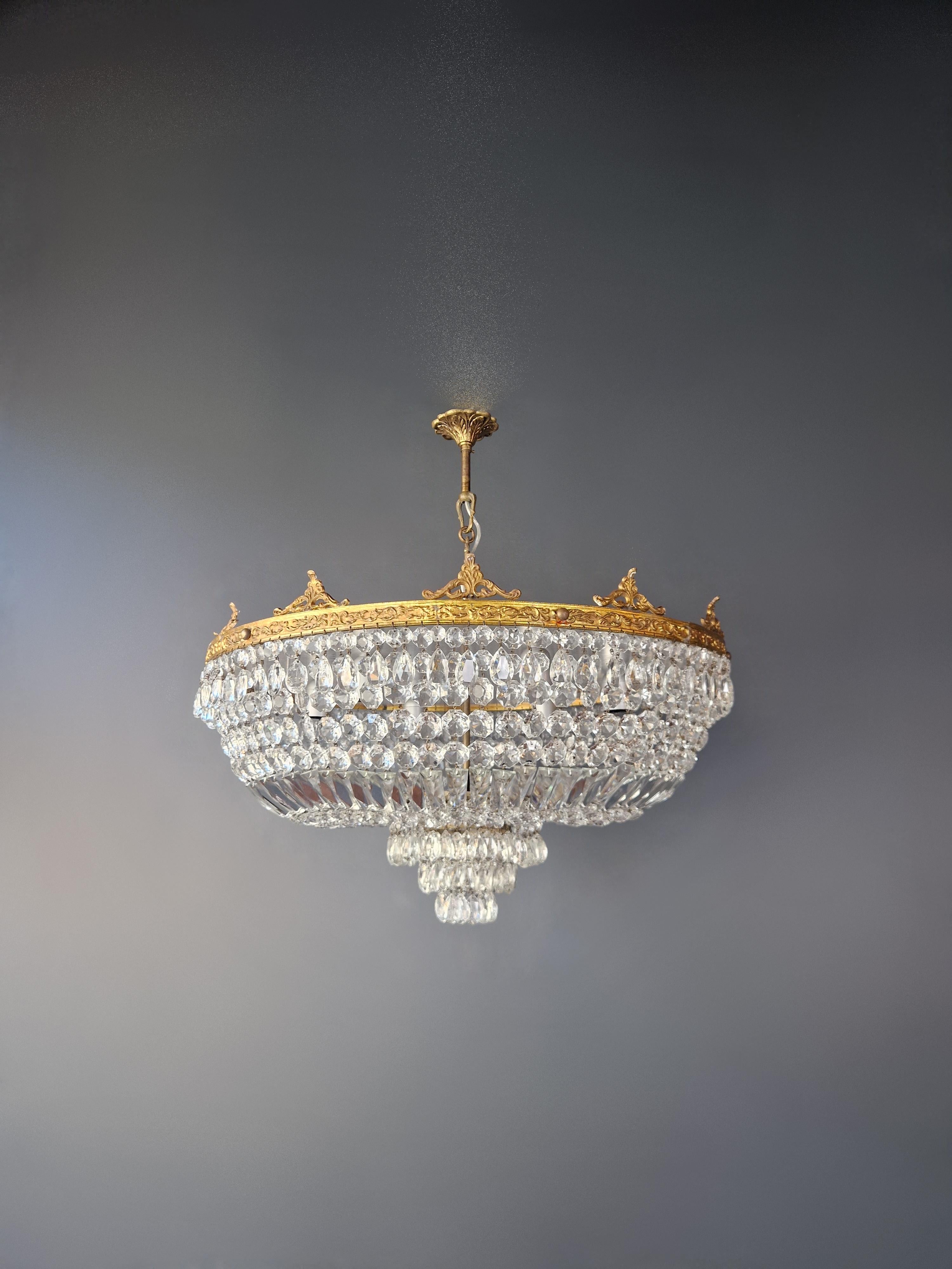 vintage gold crystal chandelier