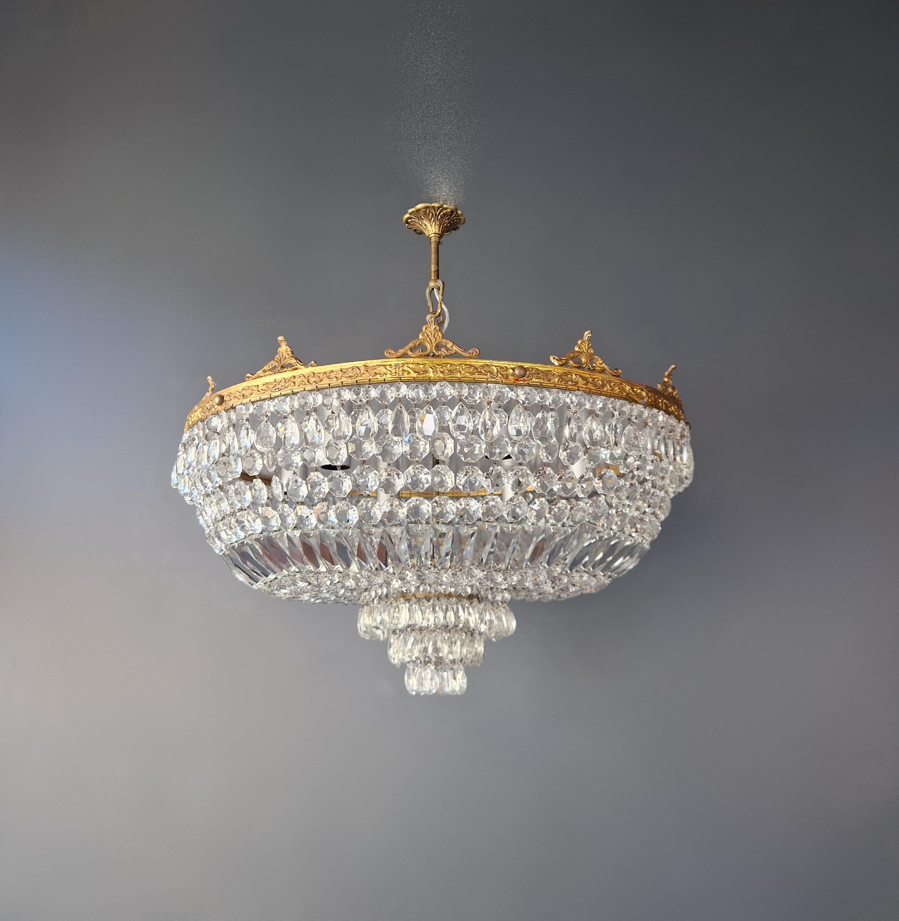 art deco gold chandelier
