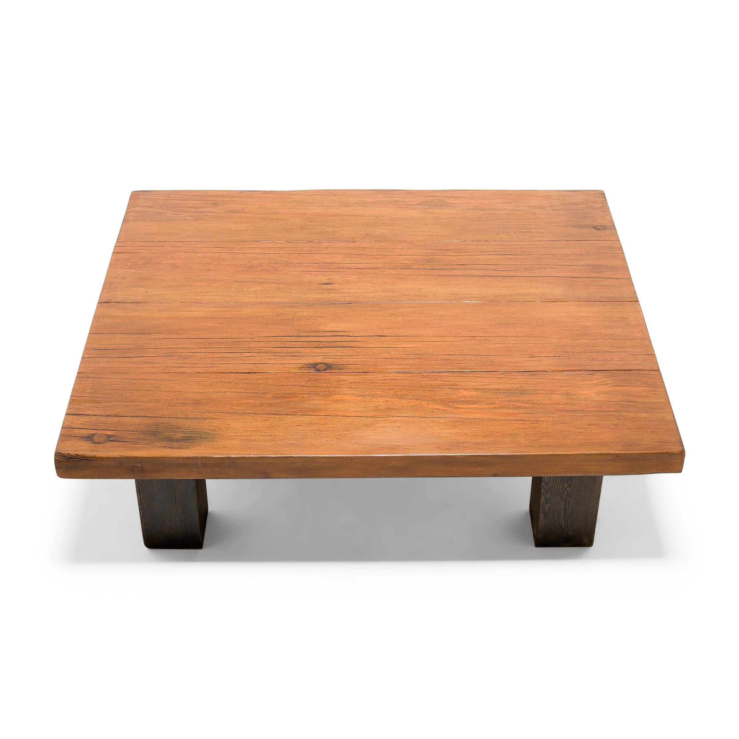Rustic Low Plank Top Table