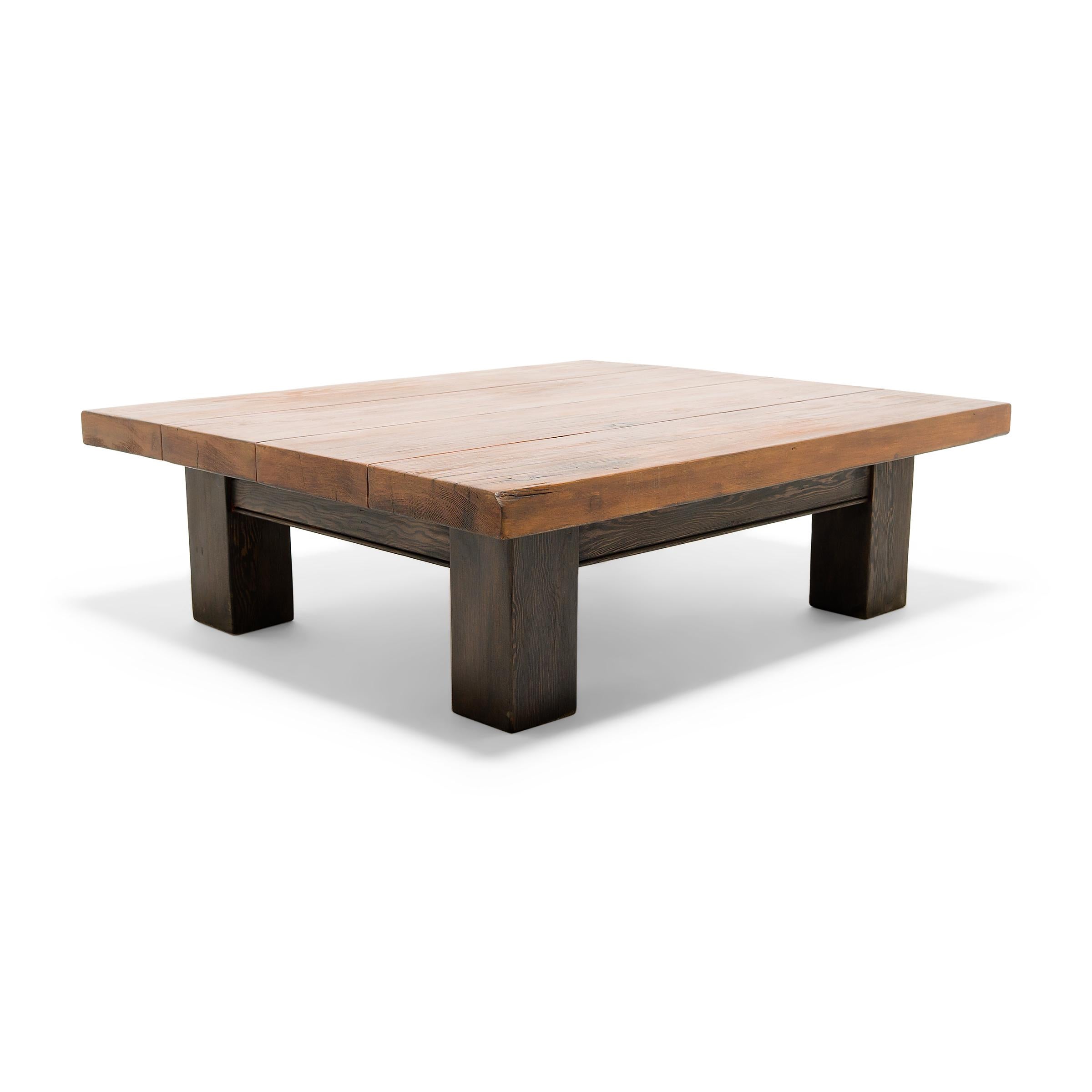 American Low Plank Top Table