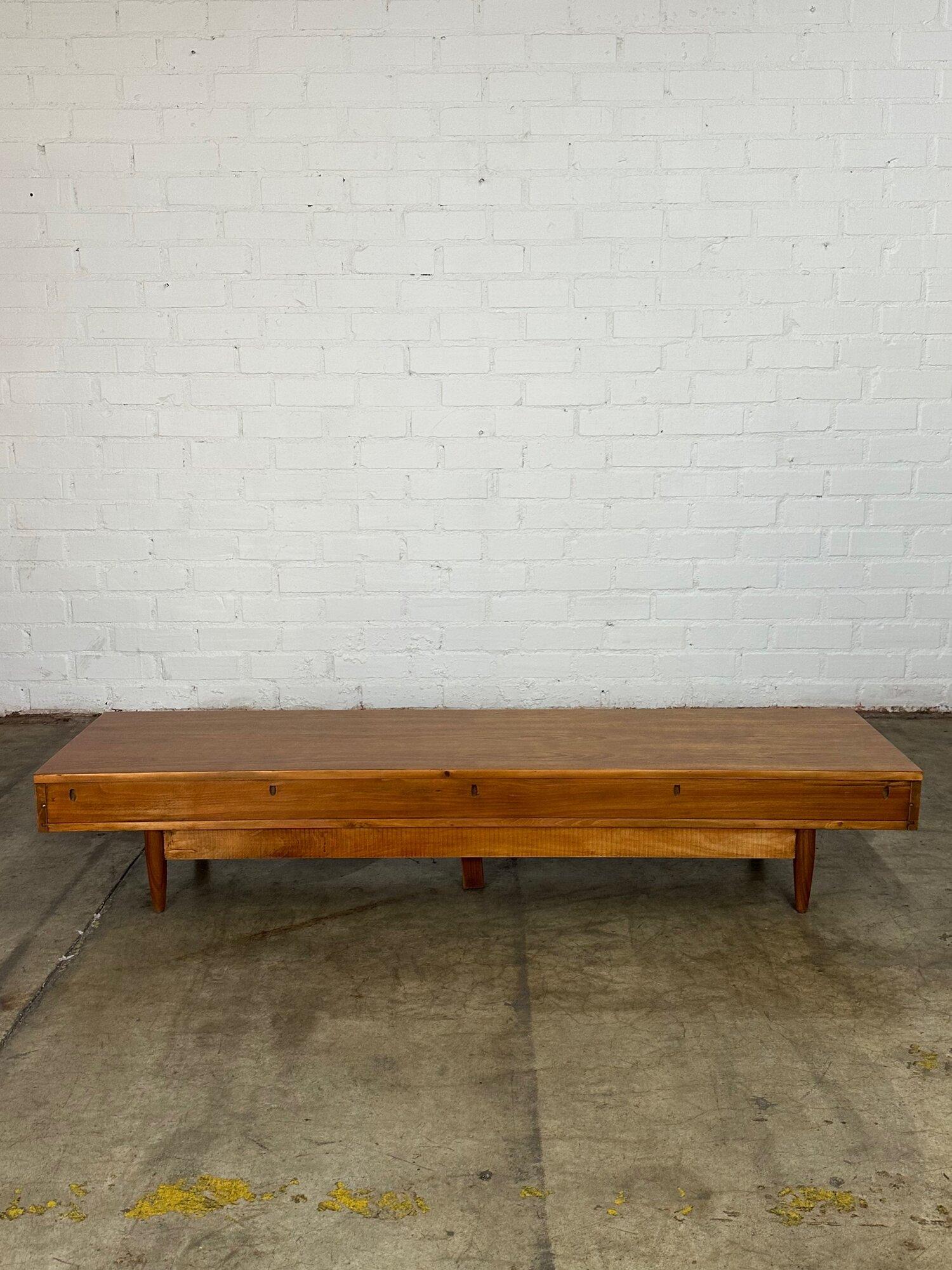 Low profile American of martinsville coffee table/ Bench  7
