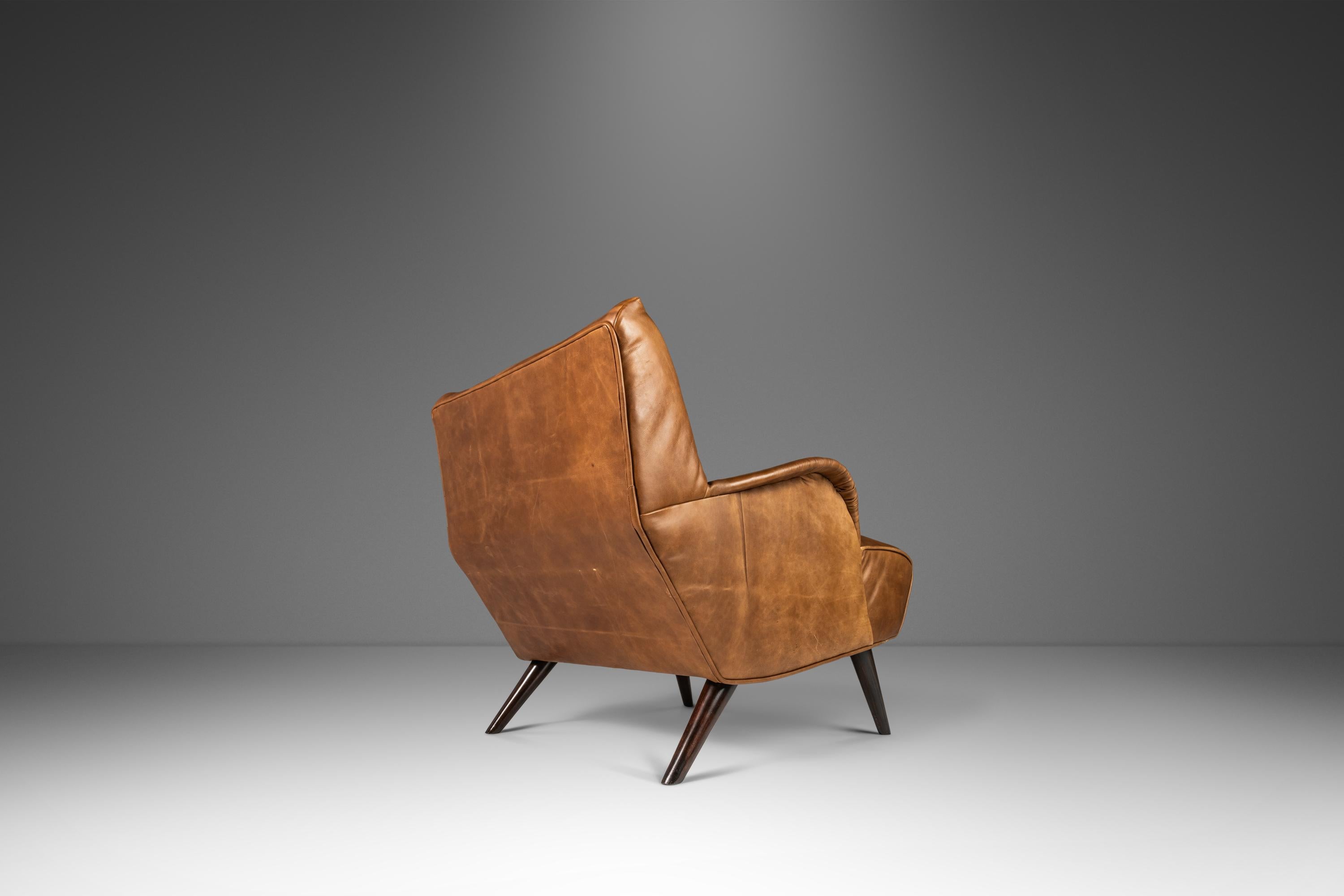 Chaise longue à profil bas attribuée à Carlo de Carli, Italie, années 1960 Bon état - En vente à Deland, FL