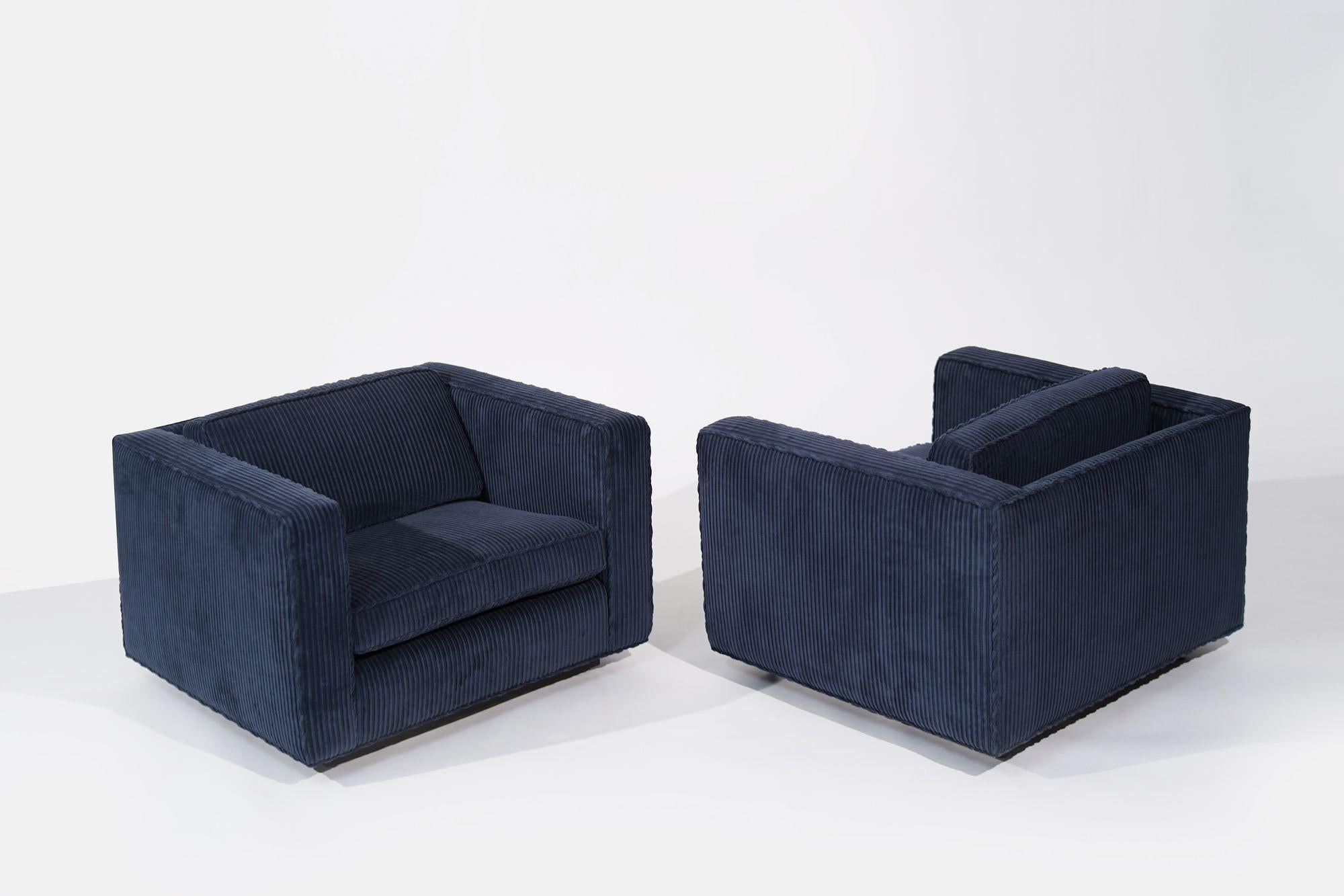American Low Profile Lounges by Milo Baughman, C. 1970s For Sale