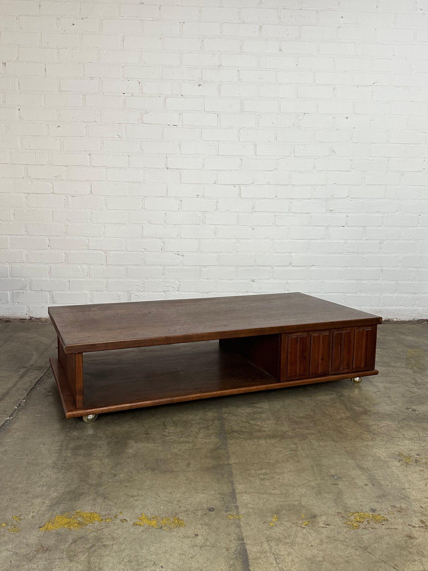 low rectangle coffee table