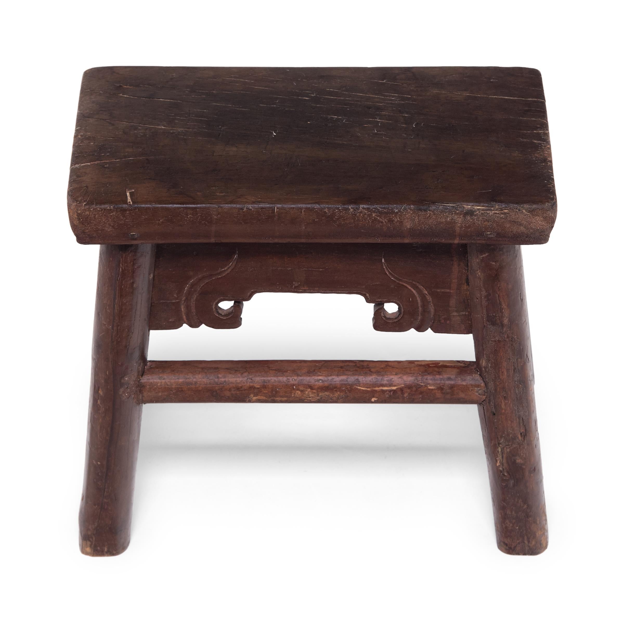 19th Century Low Provincial Chinese Stool, c. 1850