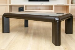 Low Rectangular Coffee Table in the Style of Karl Springer