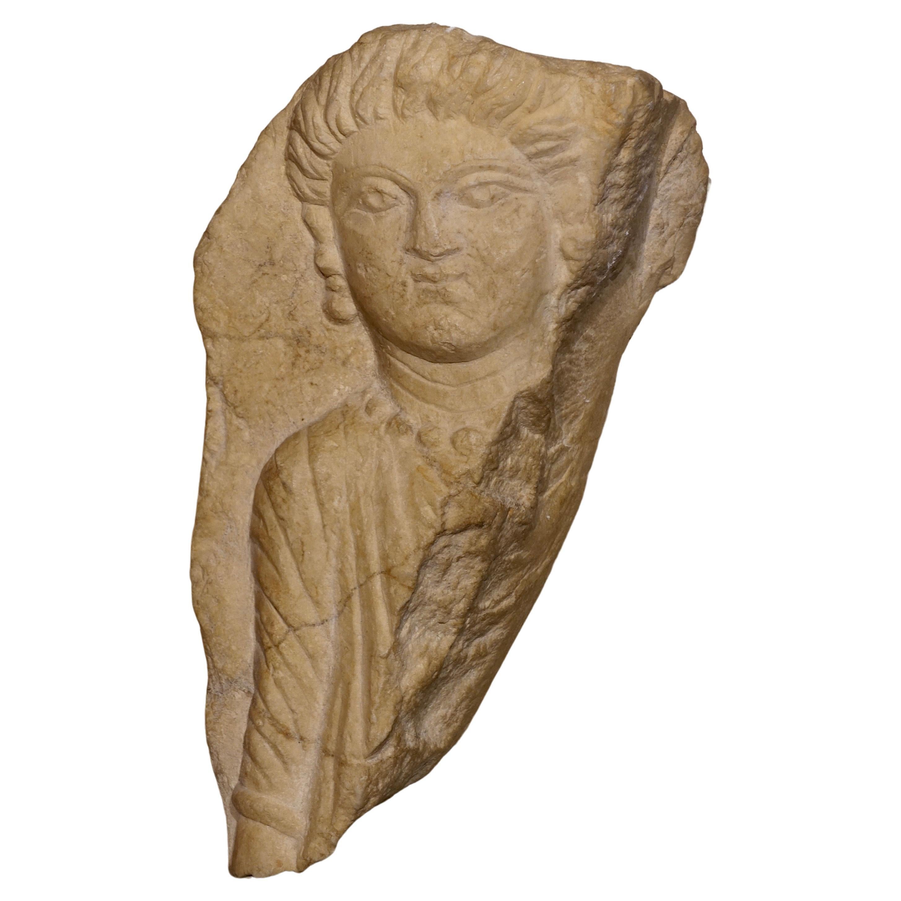 Low Relief of a Young Woman, Palmyra, 3rd Century
