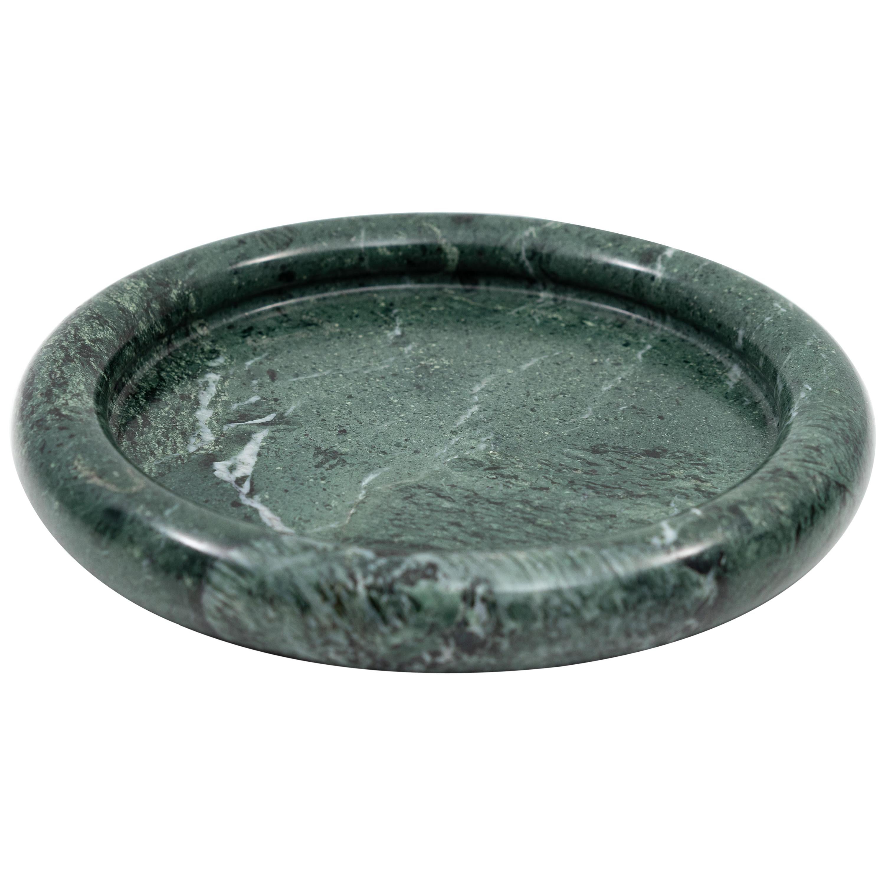 Low Rimmed Verdi Alpi Marble Dish by Egidio Di Rosa 
P.A Giusti for Up&Up, 1970