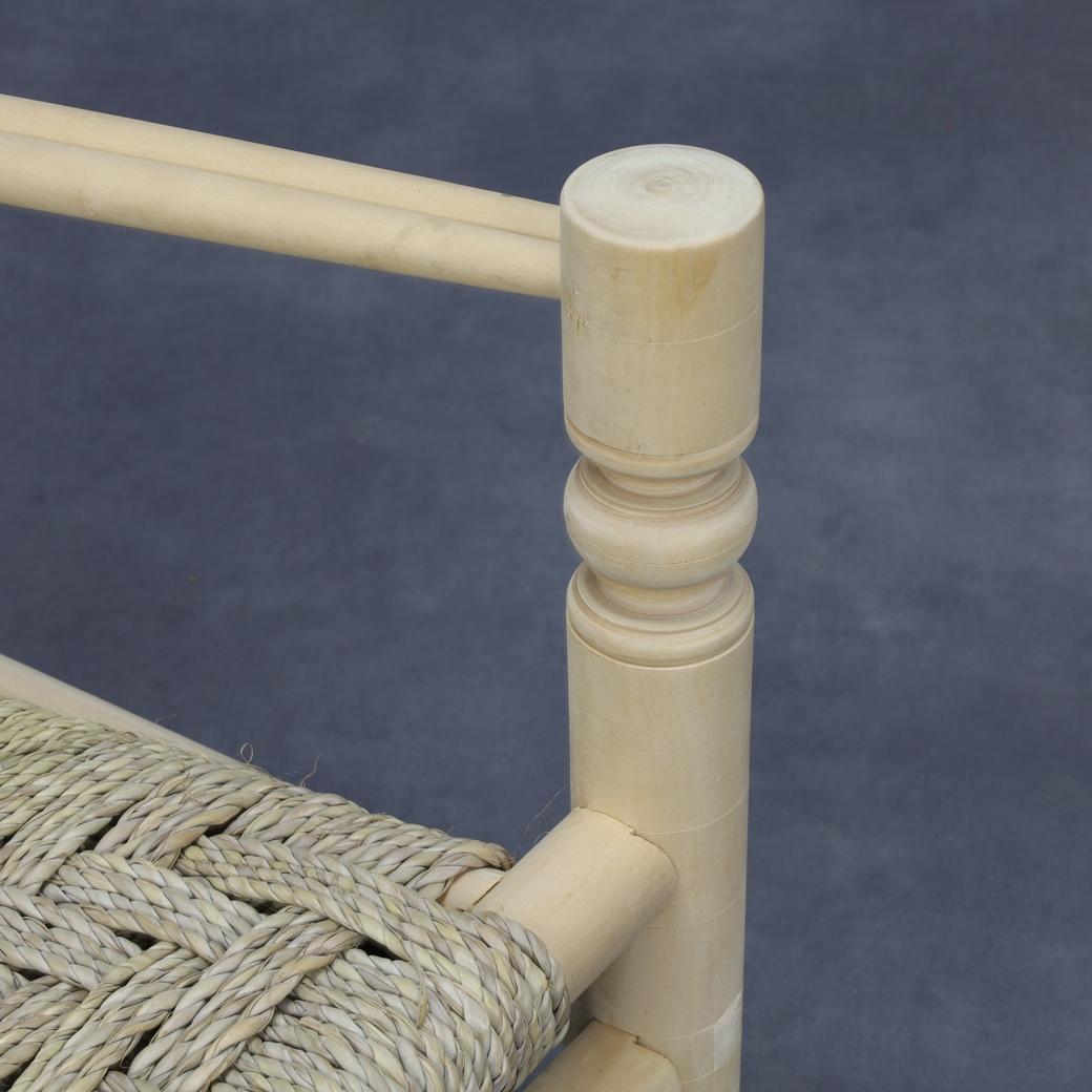 Sillón bajo de cuerda, Francia, 1970 en venta 2