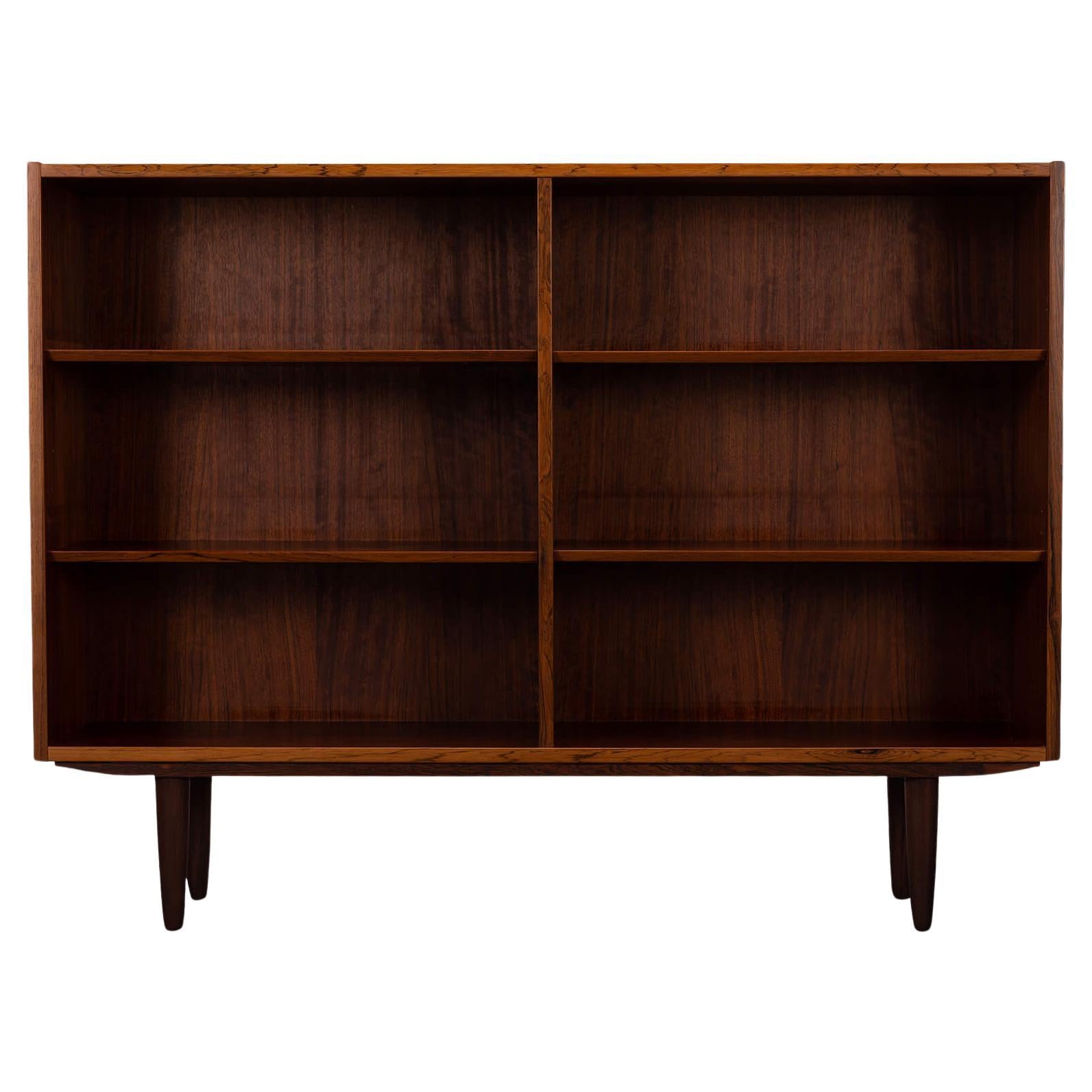 Low Rosewood Bookcase by Carlo Jensen for Hundevad & Co, 1960s For Sale