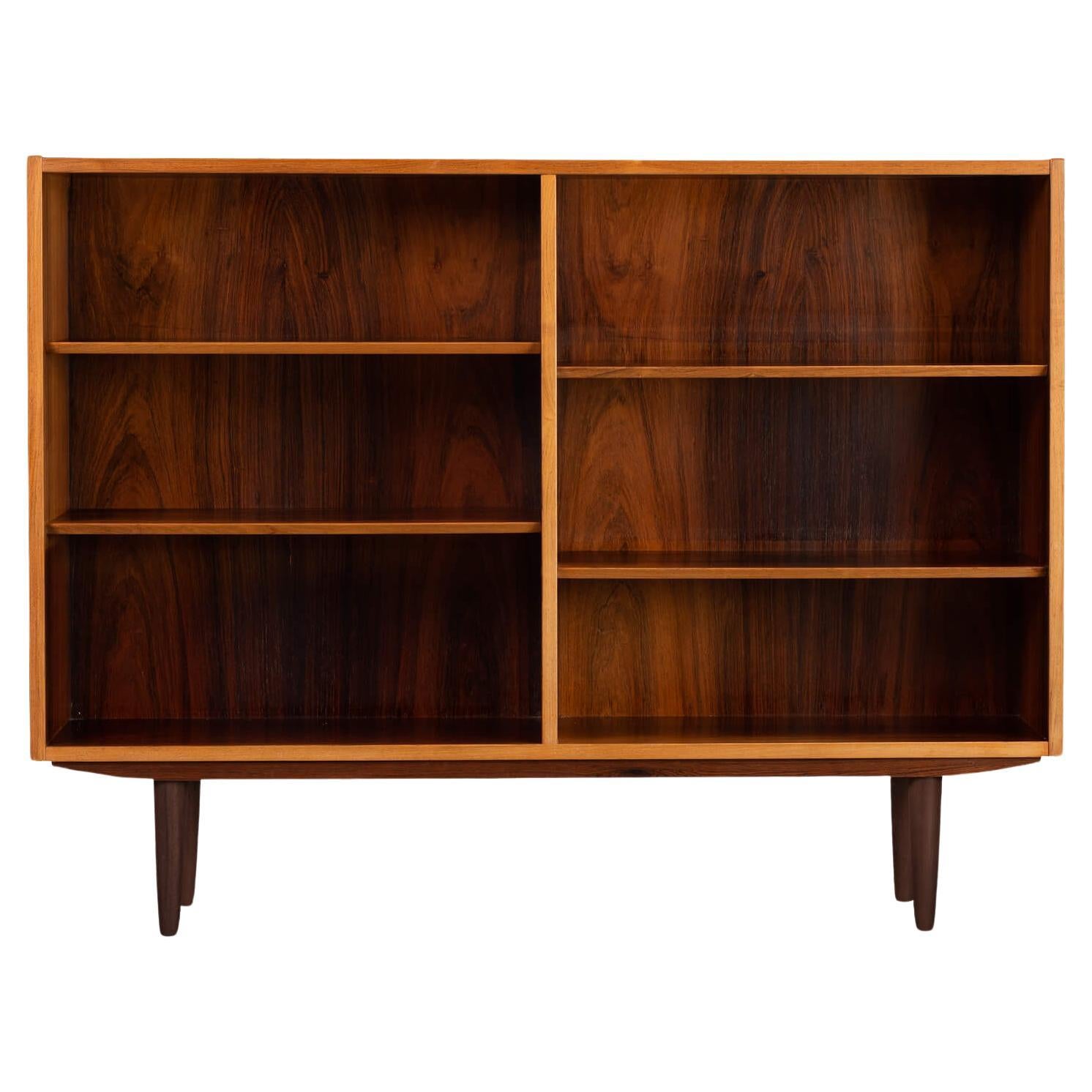 Low Rosewood Bookcase by Carlo Jensen for Hundevad & Co, 1960s For Sale