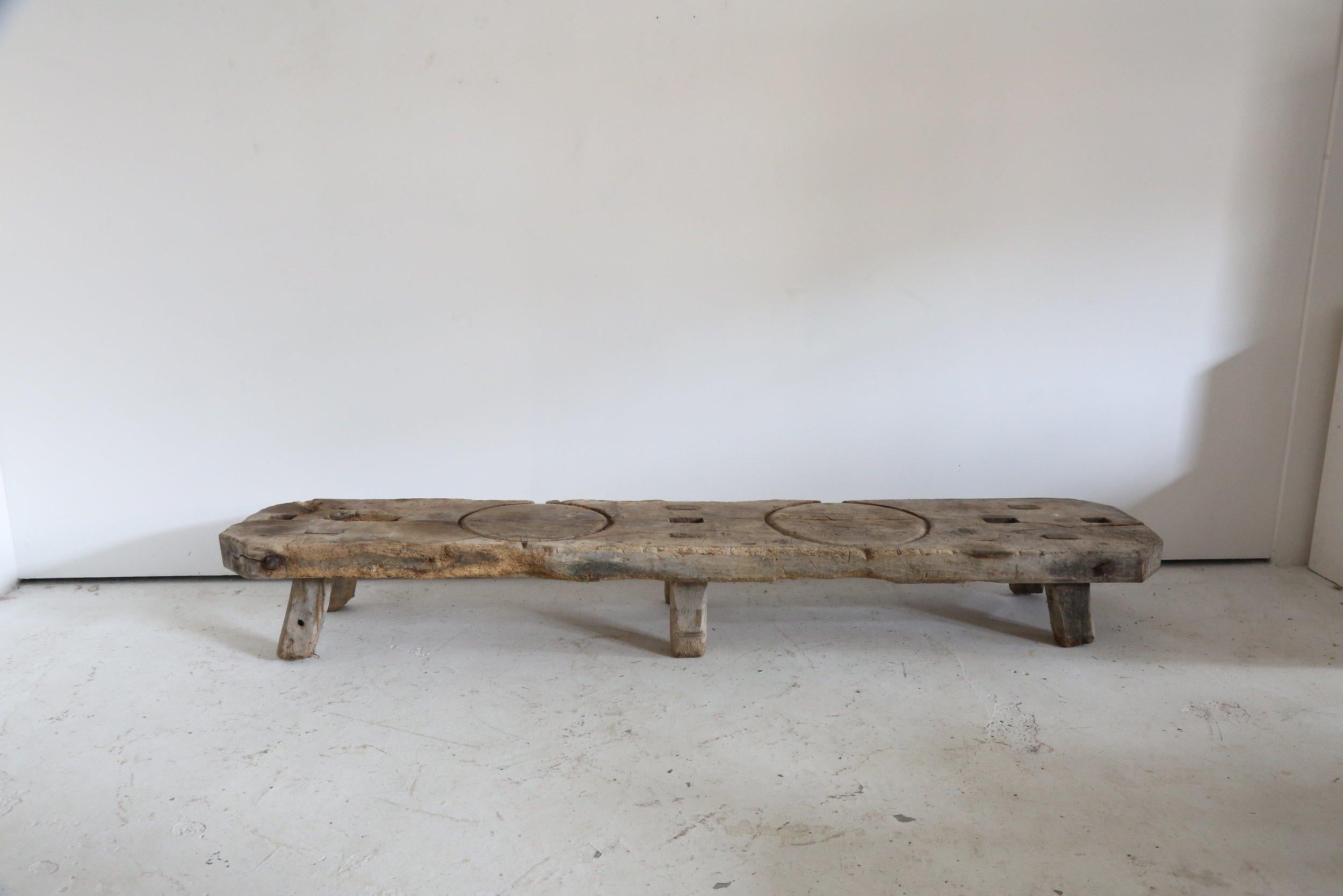 18th Century and Earlier Low Rustic Table