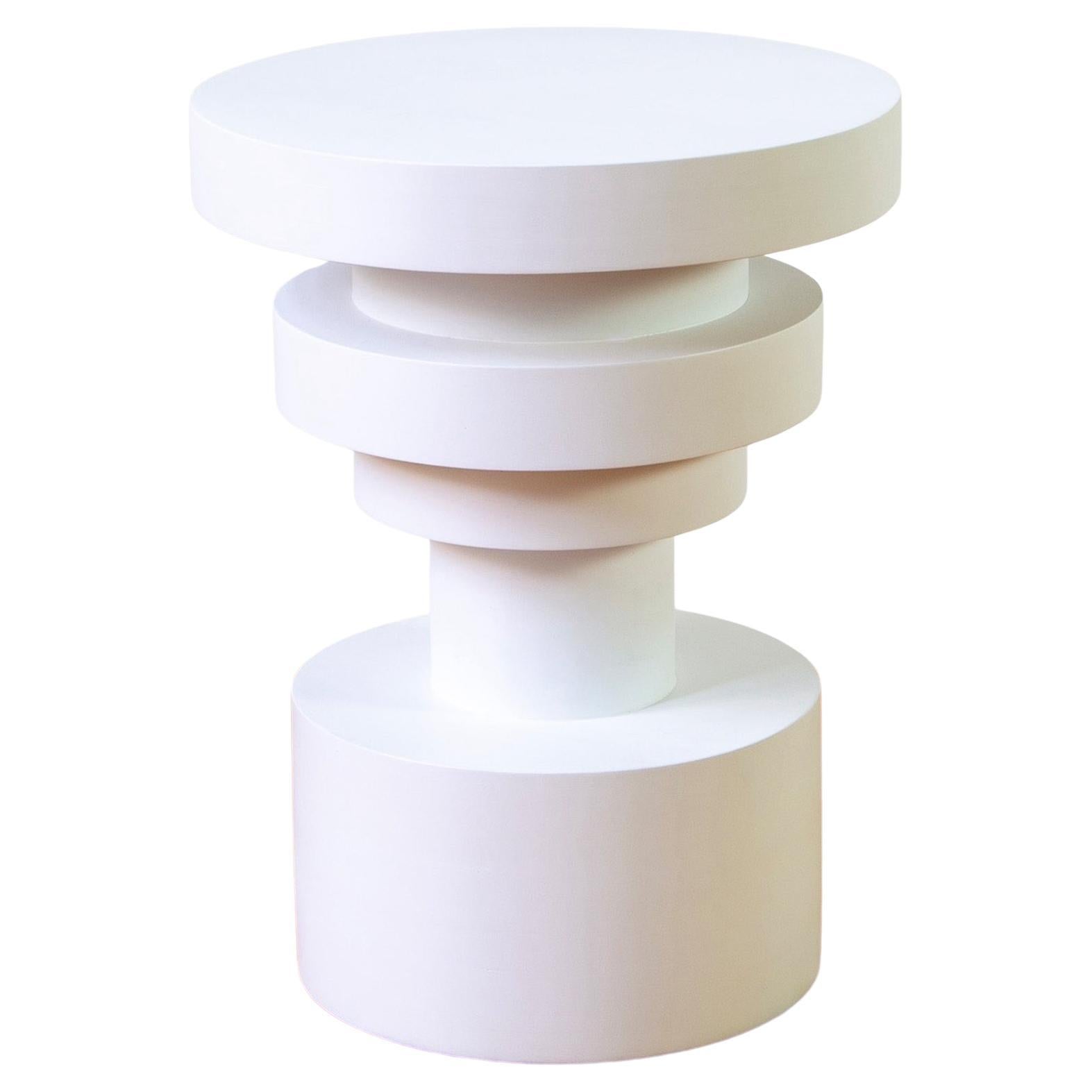 Low Sass Stool from Souda, White, Dining Chair, Seating, Made to Order