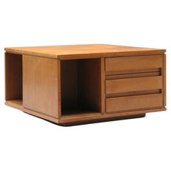 Mesa auxiliar baja con cajones by Ico Parisi
