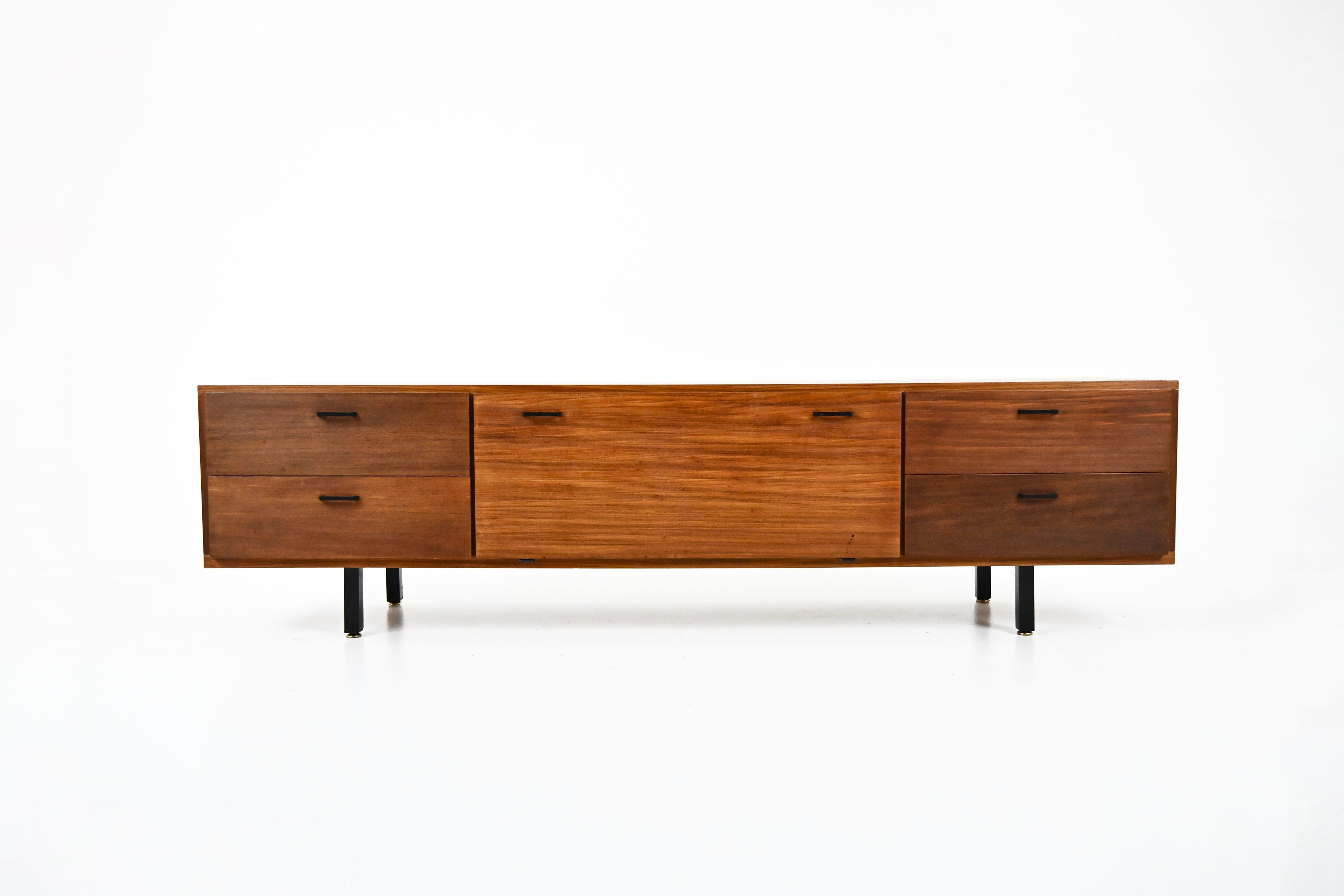 Dutch Low Sideboard by Simpla Lux , 1970s For Sale
