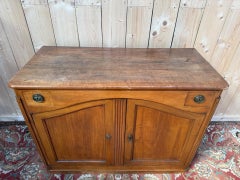 Low sideboard from the Louis XVI period in solid cherry wood