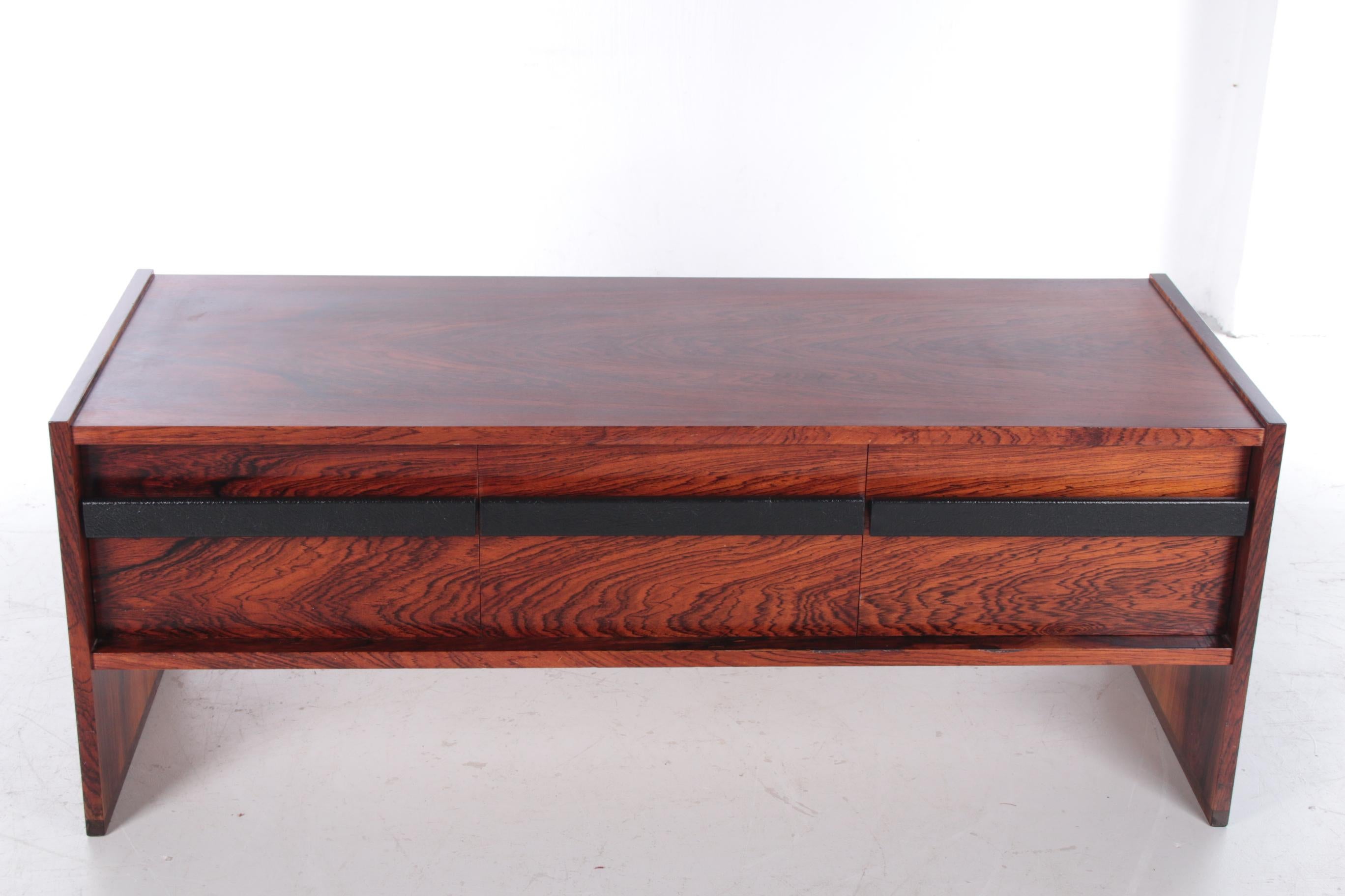 dark wood low sideboard