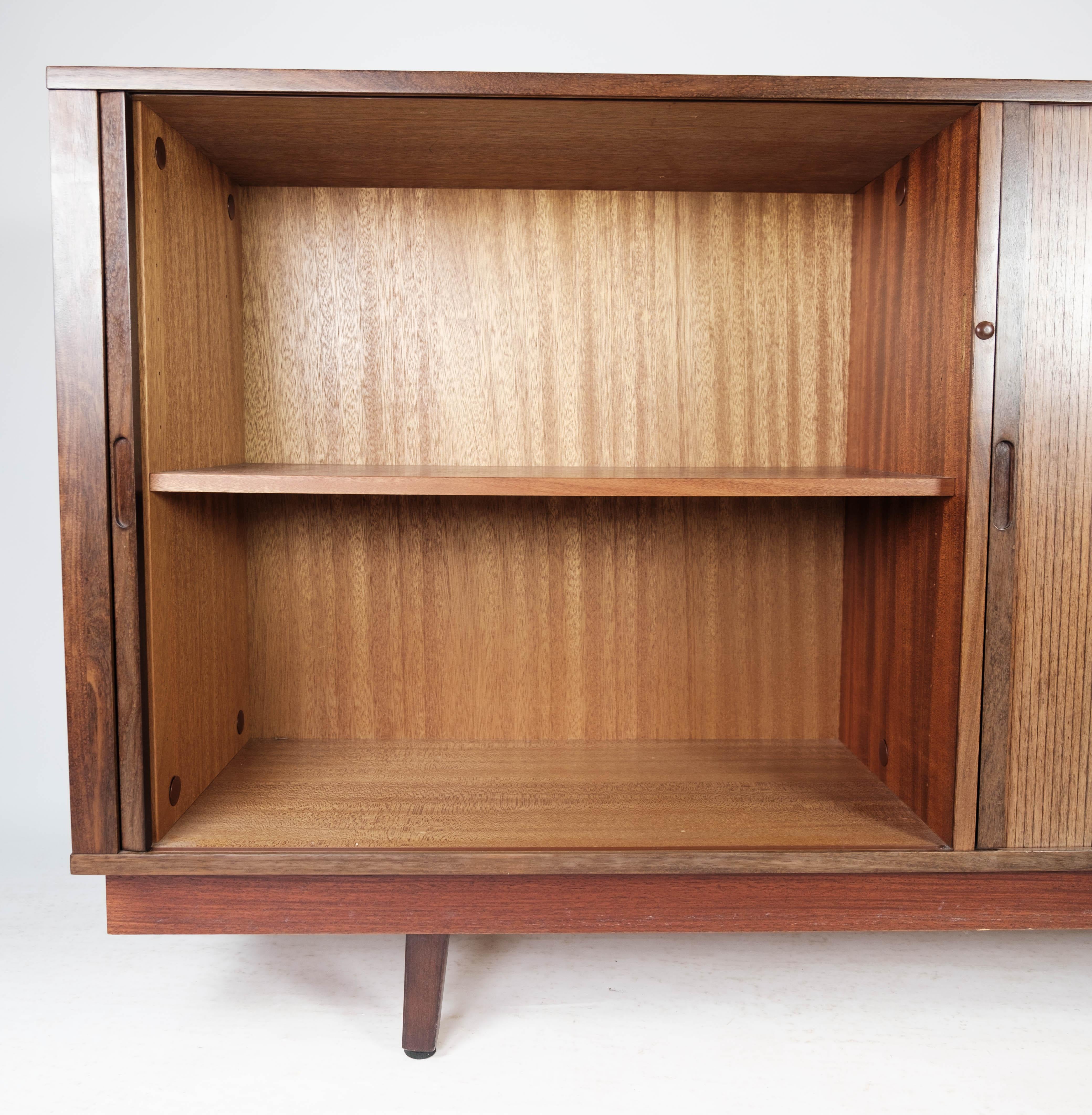Low Sideboard with Sliding Doors in Rosewood of Danish Design from the 1960s 9