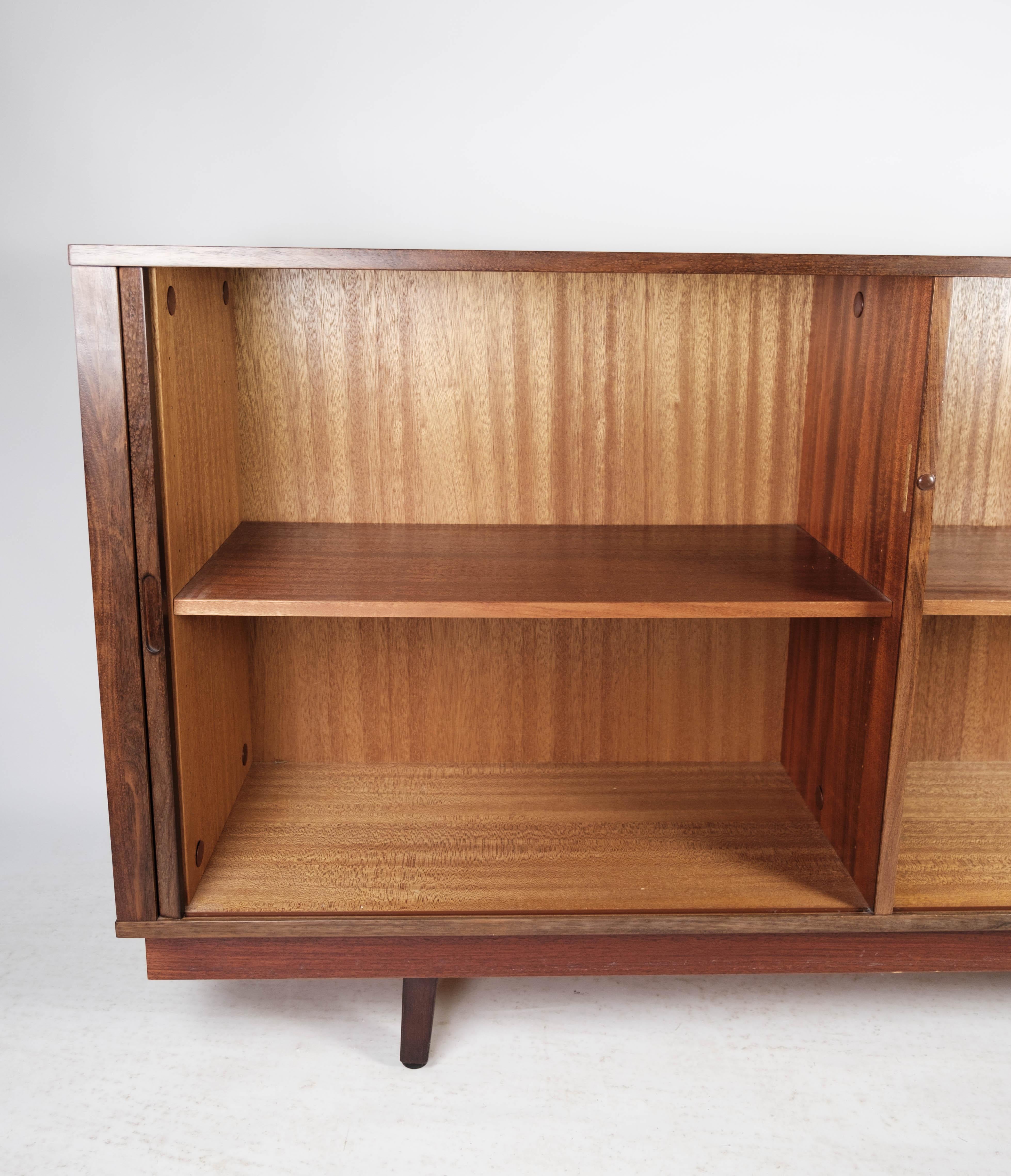 Low Sideboard with Sliding Doors in Rosewood of Danish Design from the 1960s 1