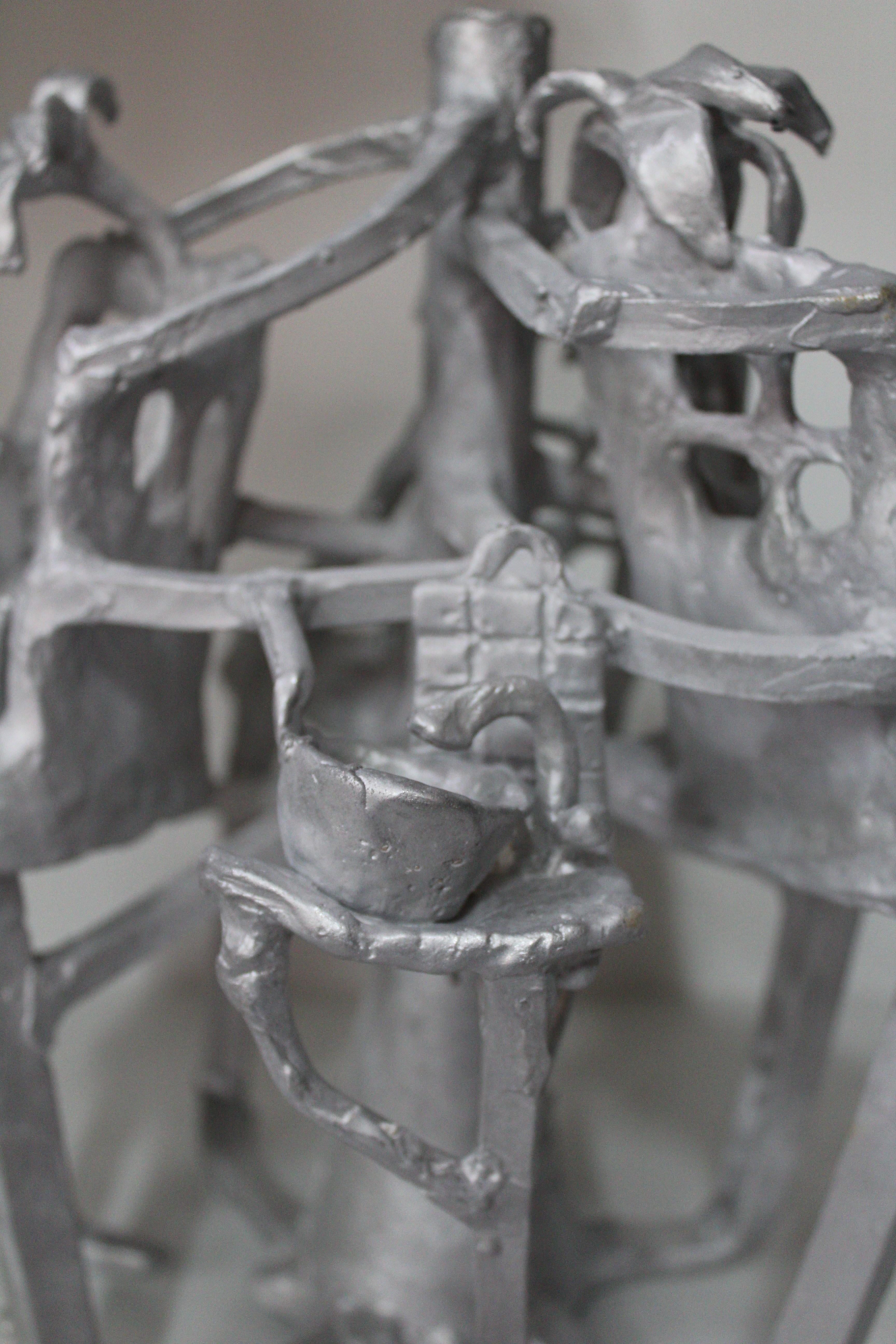hollow cast aluminium sculptures