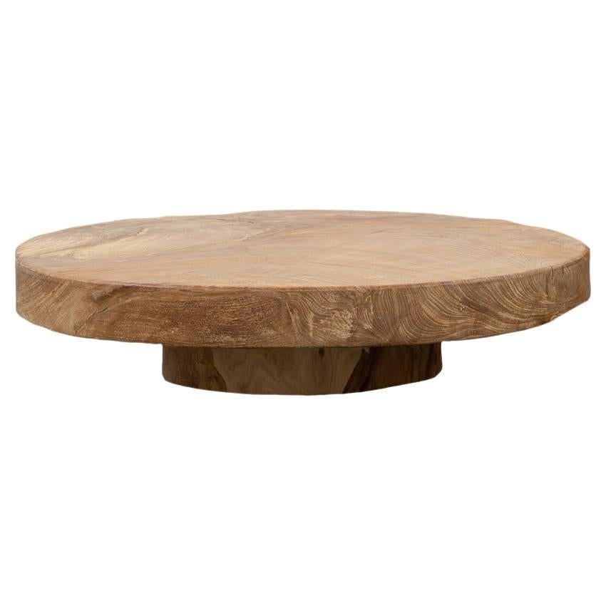 Low Slab Wood Coffee Table by CEU Studio, Represented by Tuleste Factory For Sale