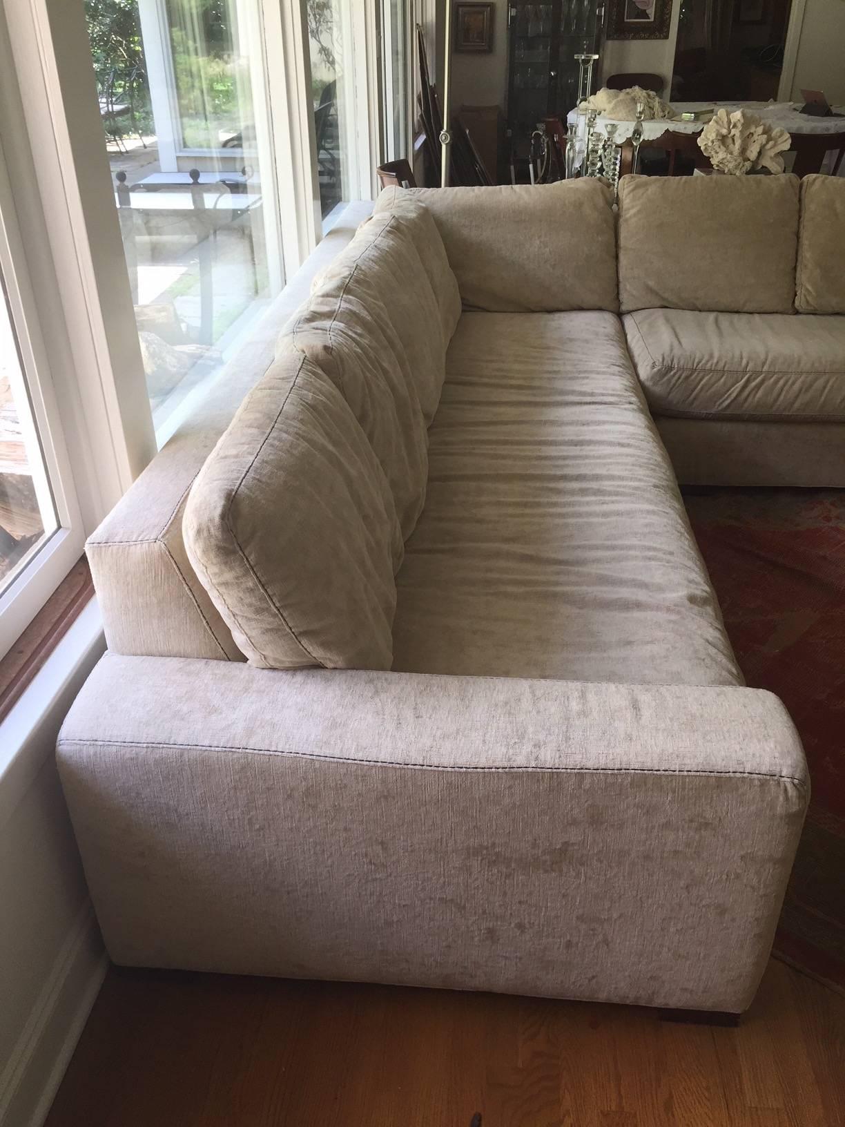 low slung sectional