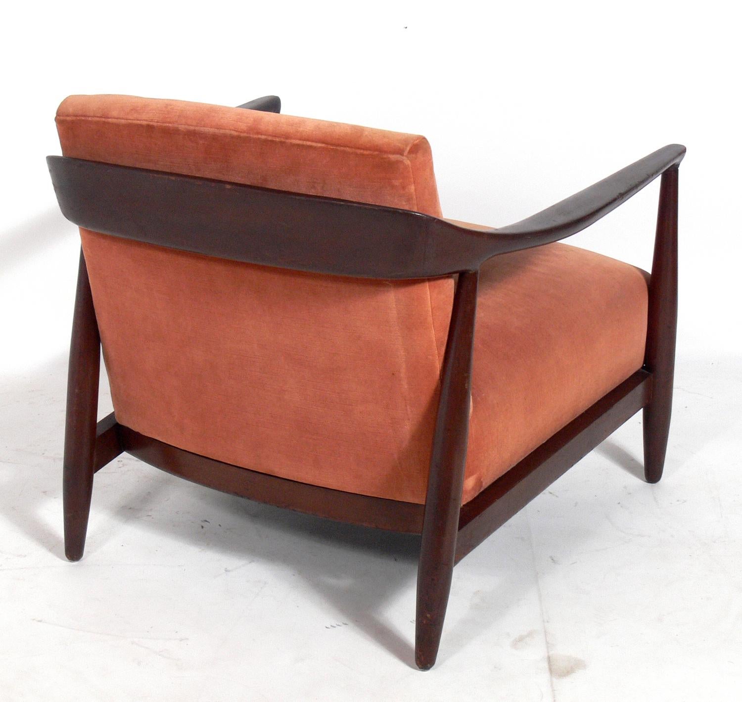 low slung armchair