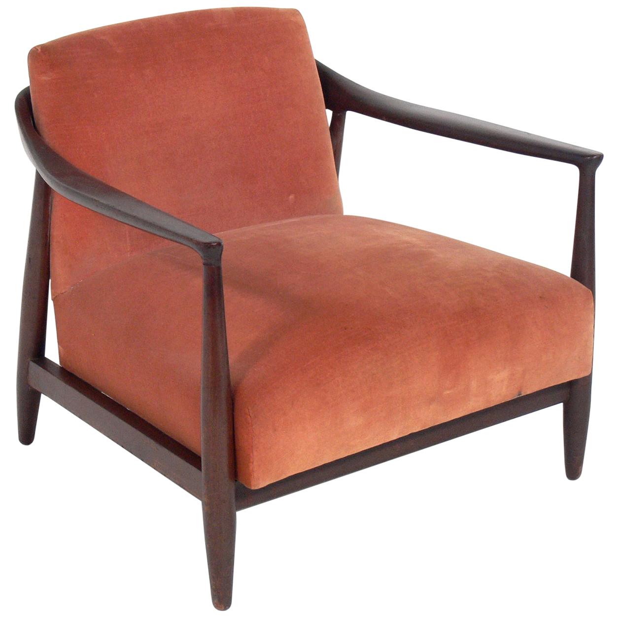 Low Slung Danish Modern Lounge Chair by Ib Kofod-Larsen