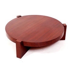 Low Slung French Mid Century Coffee Table in the manner of Jean Prouve