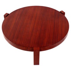 Table basse française du milieu du siècle dernier à la manière de Jean Prouve
