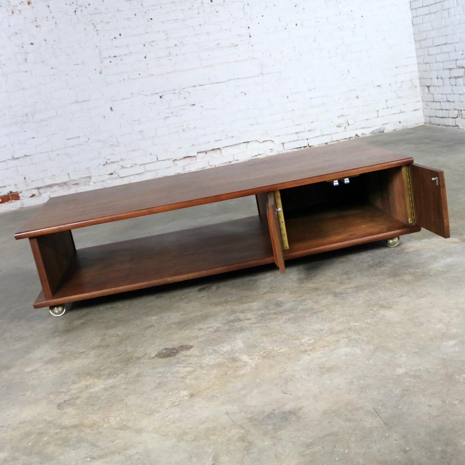 low coffee table with storage