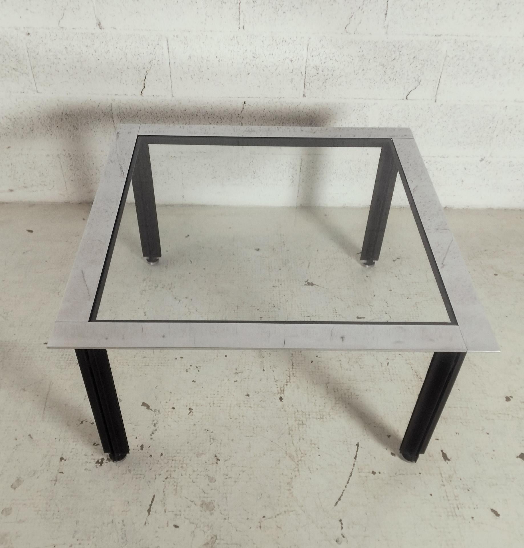 italien Petite table basse Fasce cromate T10 de L.C. Dominioni pour Azucena 60s en vente