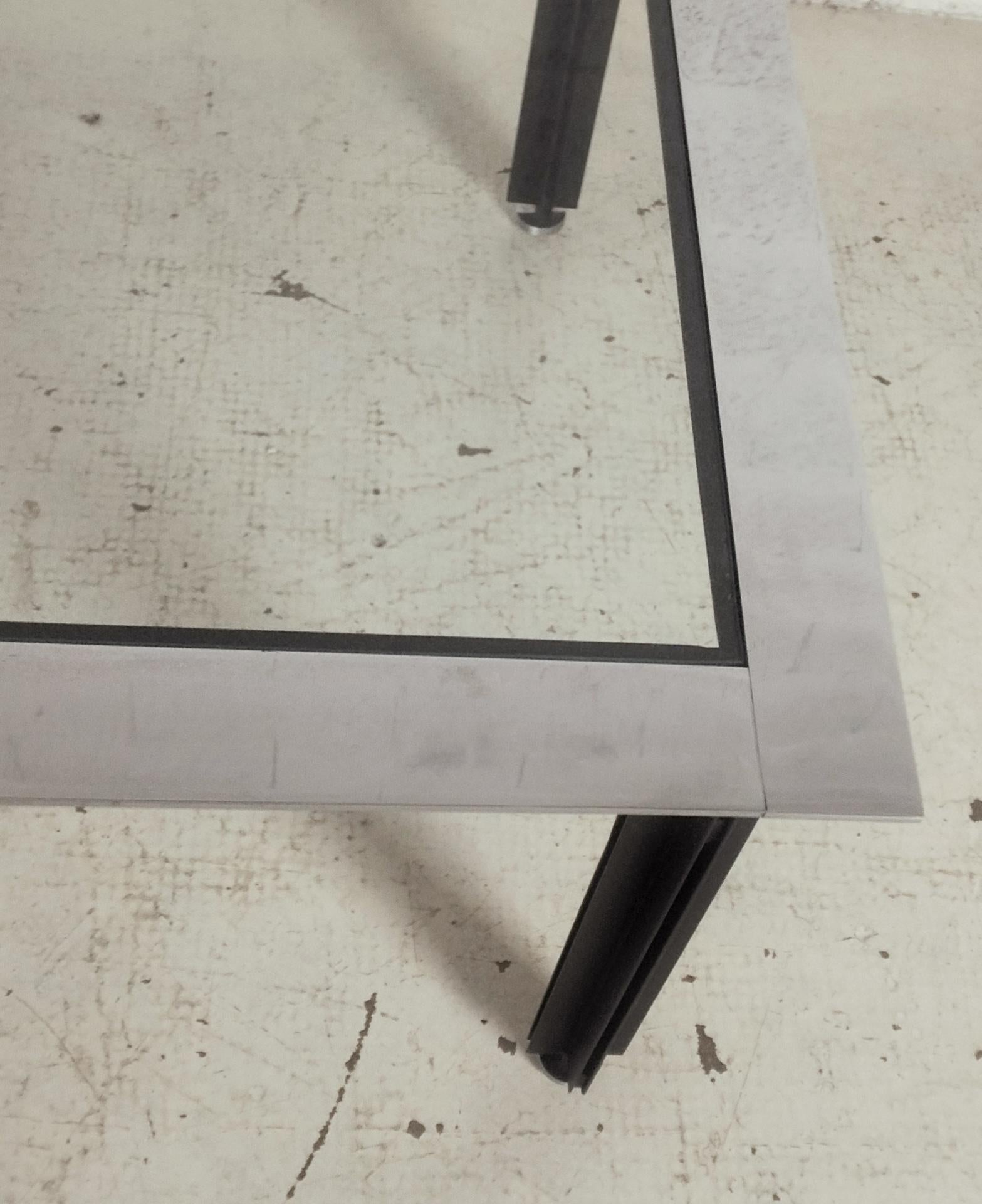 Milieu du XXe siècle Petite table basse Fasce cromate T10 de L.C. Dominioni pour Azucena 60s en vente