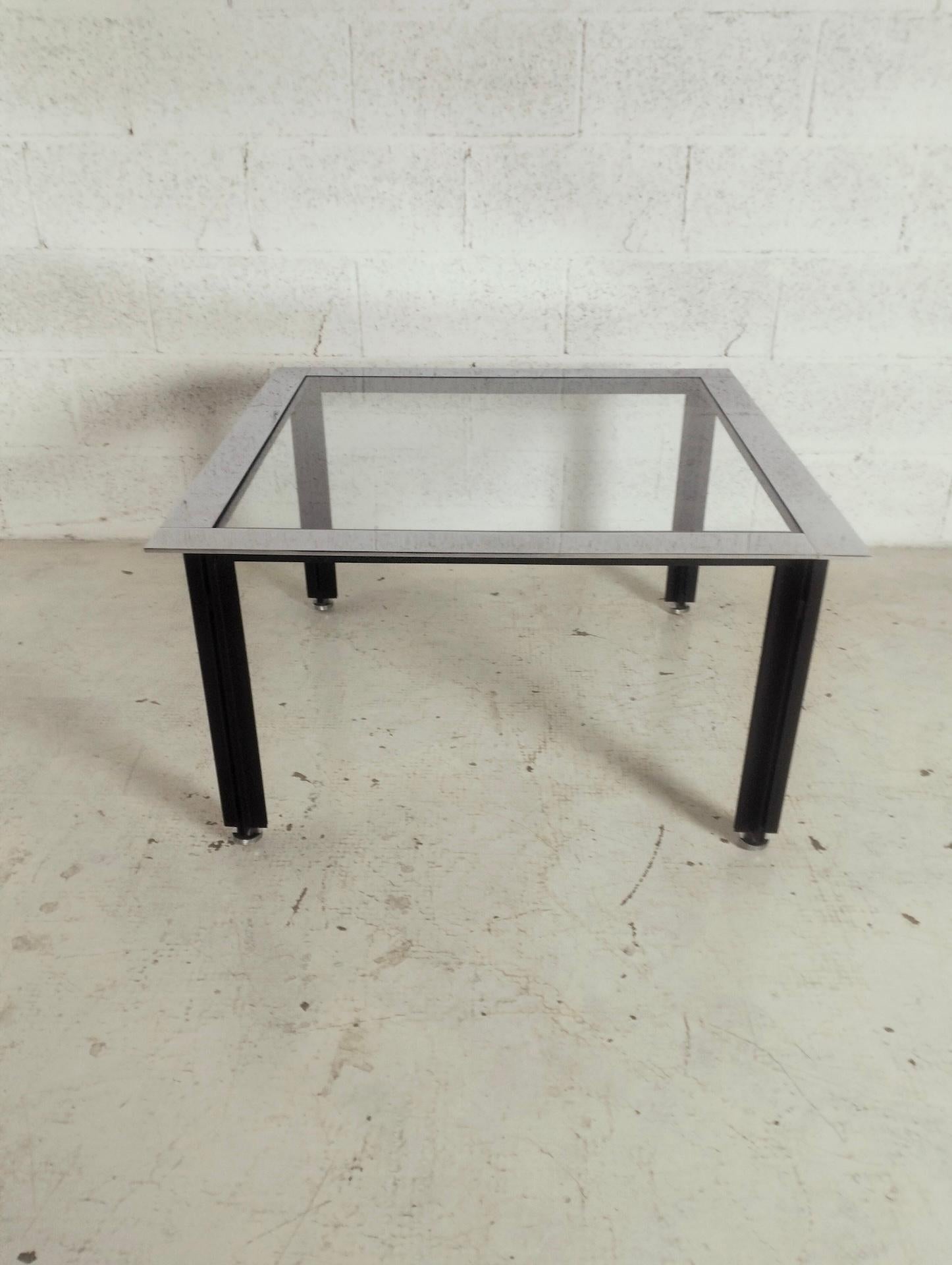 Petite table basse Fasce cromate T10 de L.C. Dominioni pour Azucena 60s en vente 1