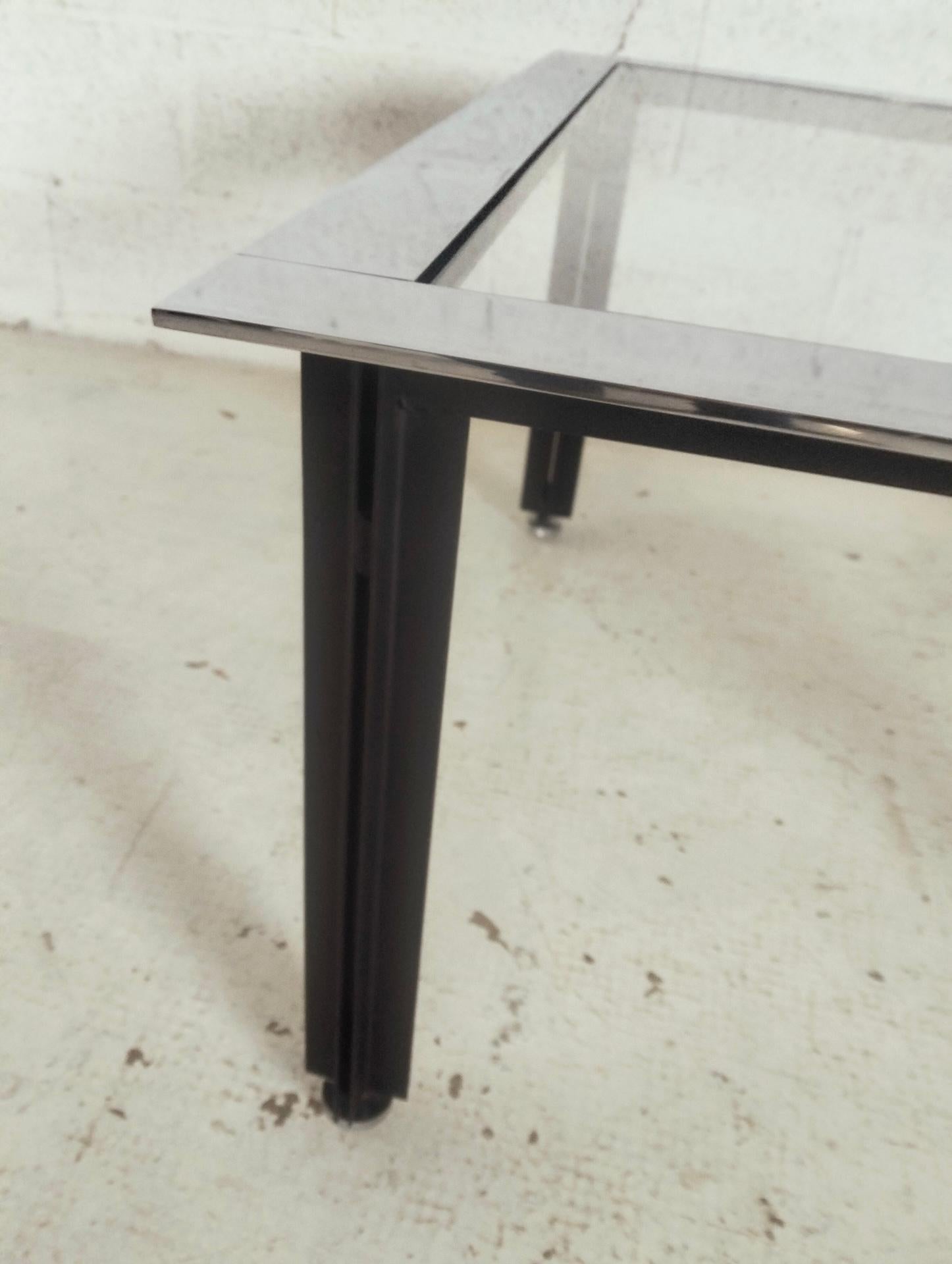 Petite table basse Fasce cromate T10 de L.C. Dominioni pour Azucena 60s en vente 2