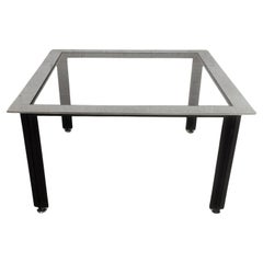 Niedriger kleiner Couchtisch Fasce Cromate T10 von L.C. Dominioni für Azucena 60er Jahre