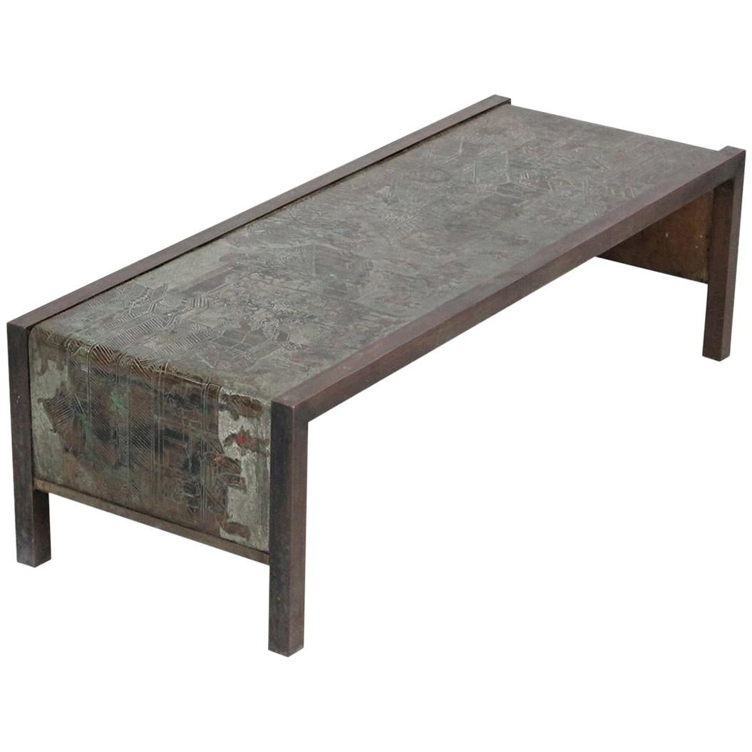 Low "Spring Festival" Coffee Table by Philip and Kelvin LaVerne