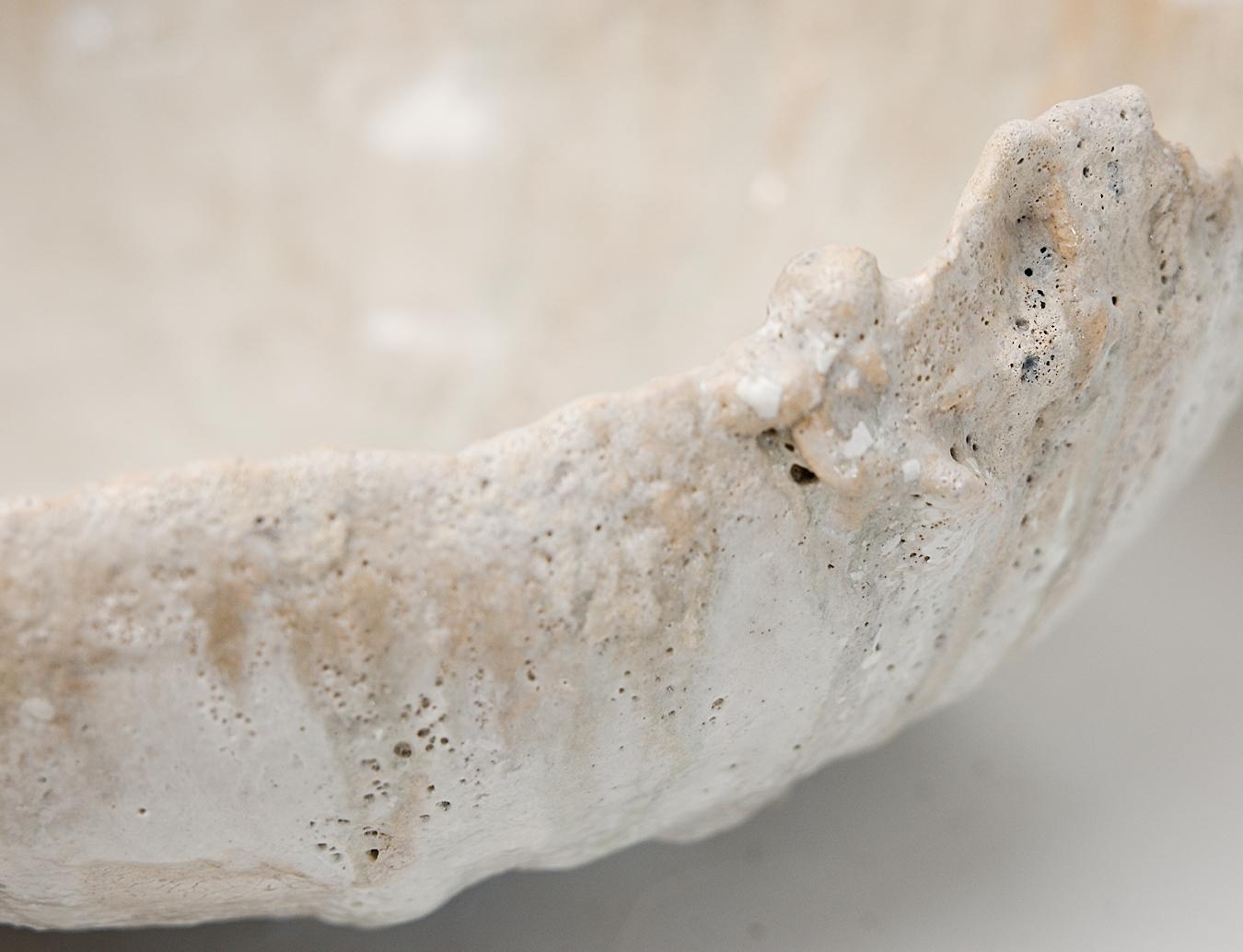 Low Stoneware  Bowl Vessel en vente 7