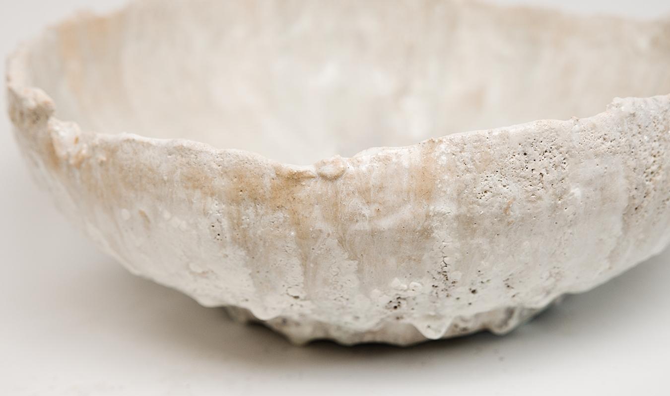 Grès Low Stoneware  Bowl Vessel en vente