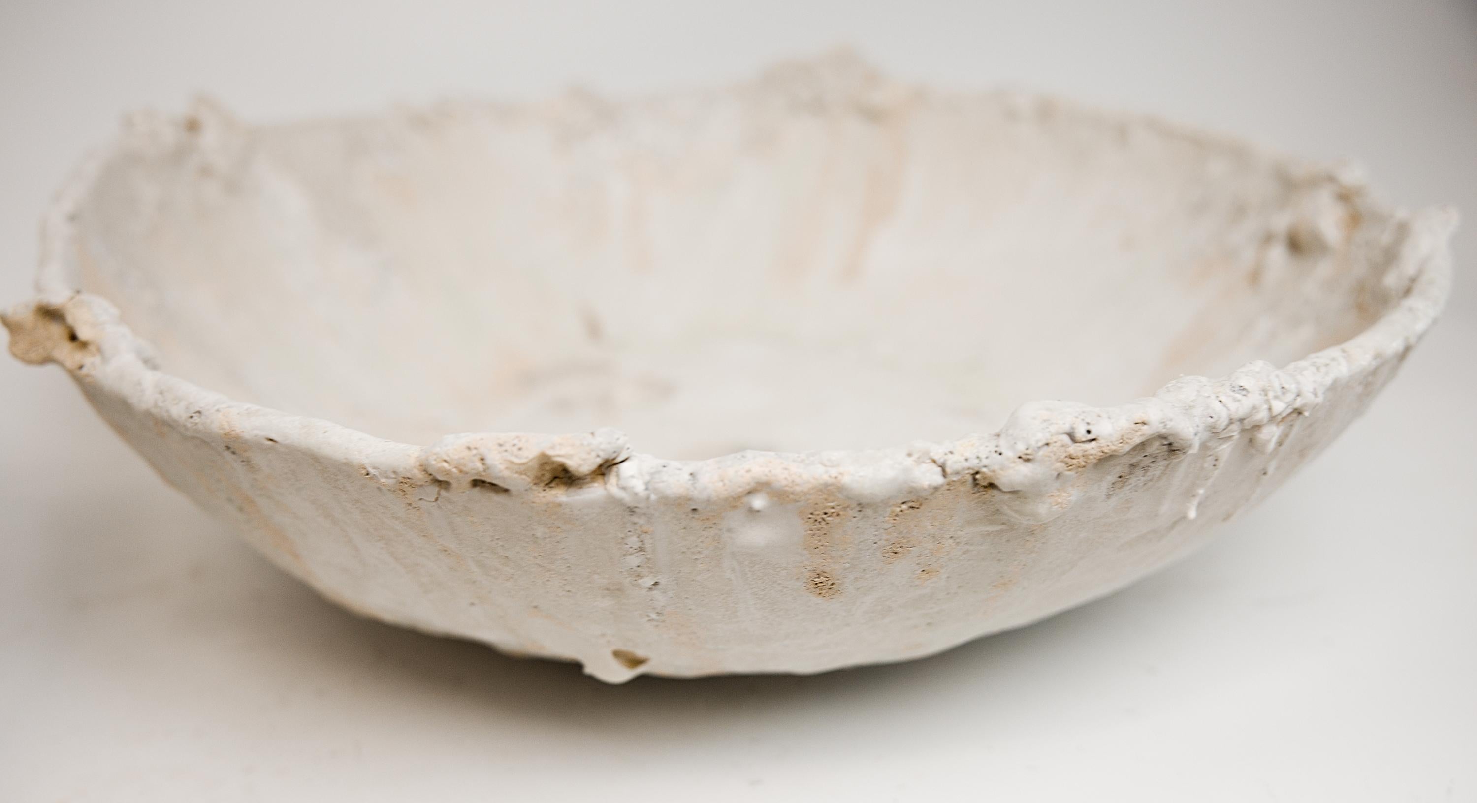 Low Stoneware  Bowl Vessel II- 16