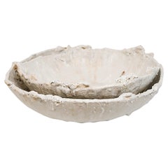 Low Stoneware  Bowl Vessel II- 16" wide