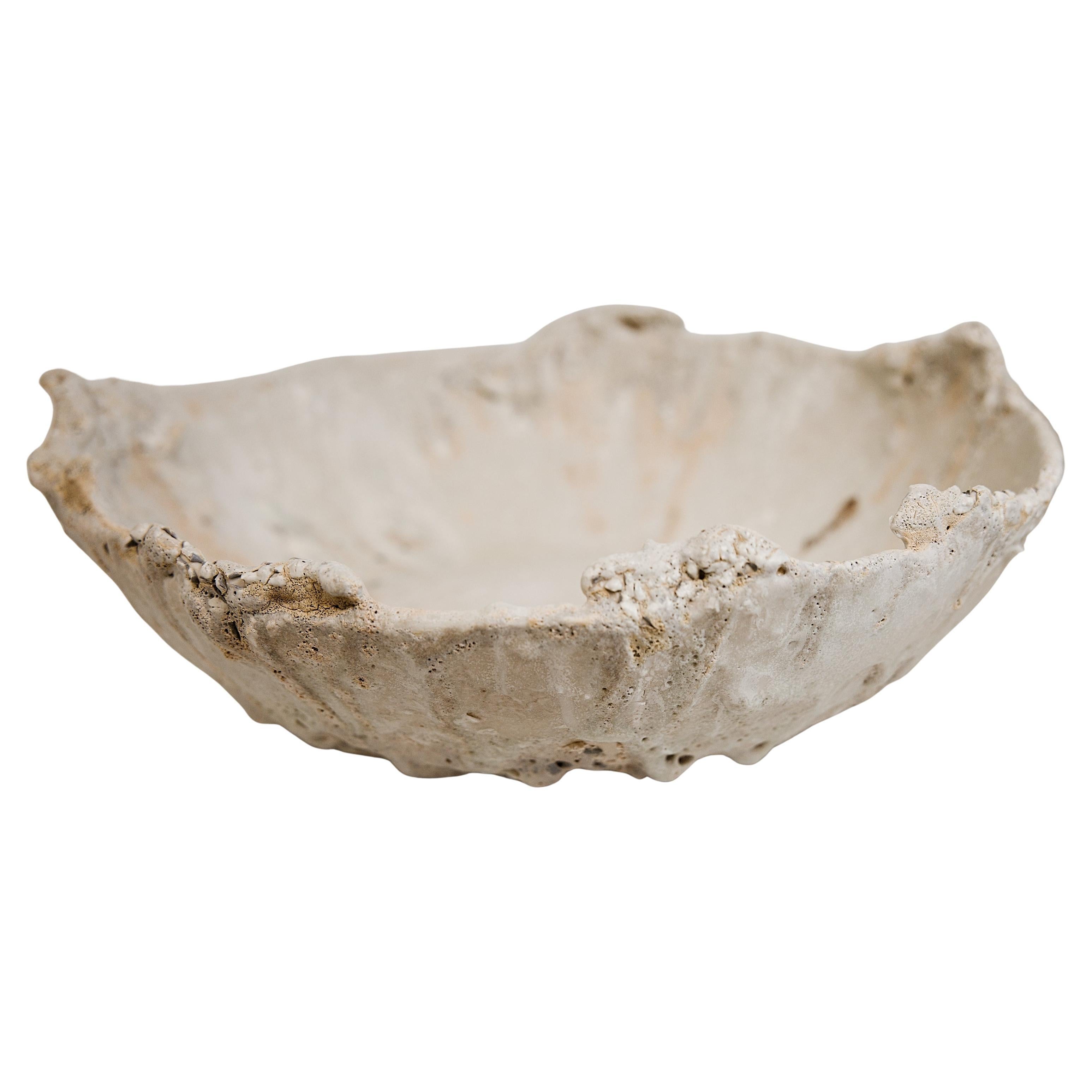 Low Stoneware  Bowl Vessel II- 18" wide
