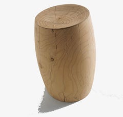 Tabouret bas / Table d'appoint en un seul bloc de cèdre Riva 1920 Fiji Terry Dwan