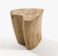 Low stool / Side table made of a singleblock of cedar Riva 1920 One Love