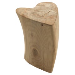 Low stool / Side table made of a singleblock of cedar Riva 1920 One Love