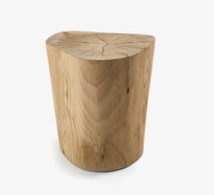 Low stool / Side table made of a singleblock of cedar Riva 1920 Os Buus