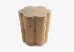 Low stool / Side table made of a singleblock of cedar Riva 1920 Rocco - Mendini