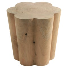 Low stool / Side table made of a singleblock of cedar Riva 1920 Rocco - Mendini